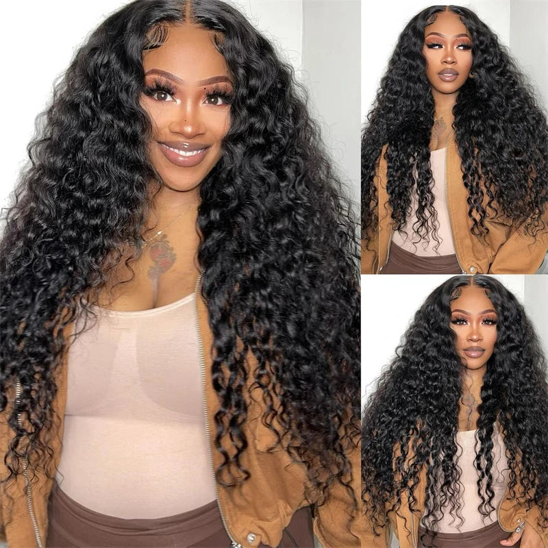 26 inch Kinky Curly 13x6 Lace Front Wigs Jerry Curly 100% Human Hair Wigs Transparent Lace For Women Brazilian On Sale